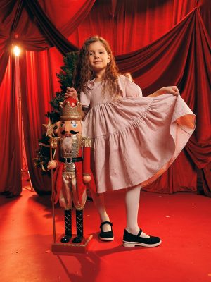 Жаккард нежно сиреневое