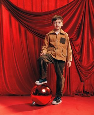 Костюм вельвет хаки